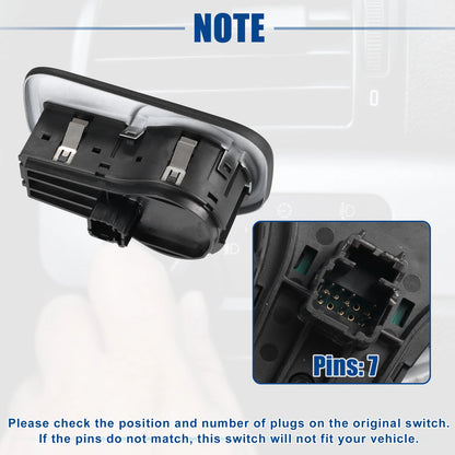 Headlight Lamp Switch Button for Dodge RAM 1500 2500 3500 No.68401933AA