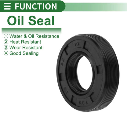 Oil Seal 20x42x10mm NBR Rubber Seal Ring Rotary Shaft for Make Model