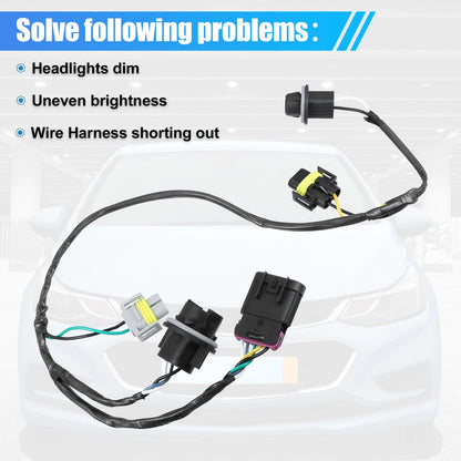Headlight Wiring Harness for Chevrolet Malibu (2008 - 2012)