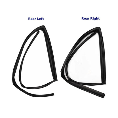 Glass Run Door Channel Rear L+R Fits Nissan Sunny Sentra B13 4D Sedan 90-93 D11