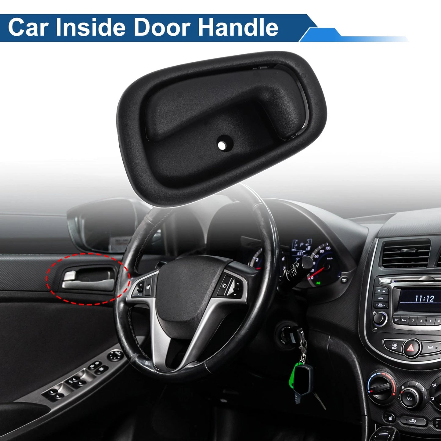 Front Passenger Side Interior Door Handle for Toyota Corolla