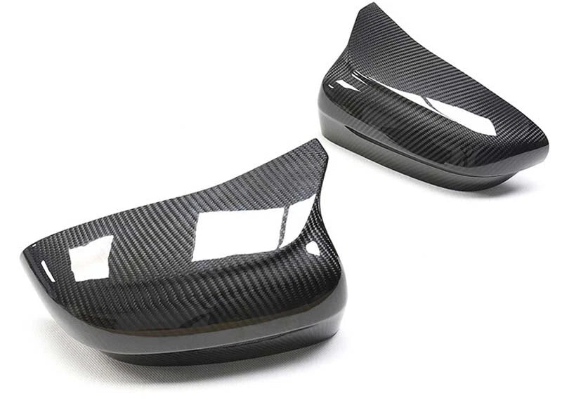 Overlay Real Carbon Fiber Side Rearview Mirror Cover Fit For BMW F90 M5 2019+