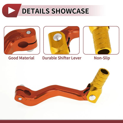 Shifter Lever Folding Orange Gold Tone for Kayo T2 (2020–2024)