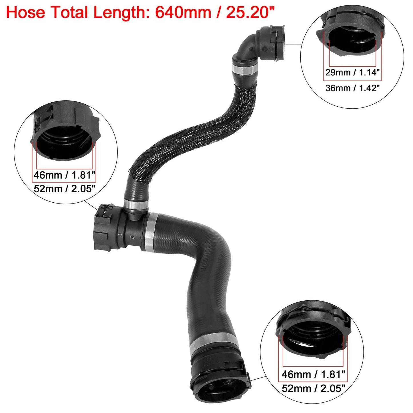 Radiator Coolant Water Hose for BMW X5 (2011-2017)