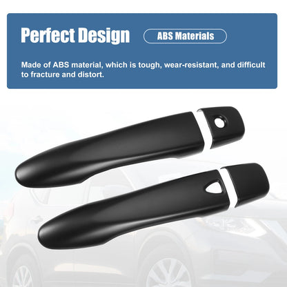 Automotive Door Handle Cover Trim  for Nissan Rogue (2014-2019) Matte Black