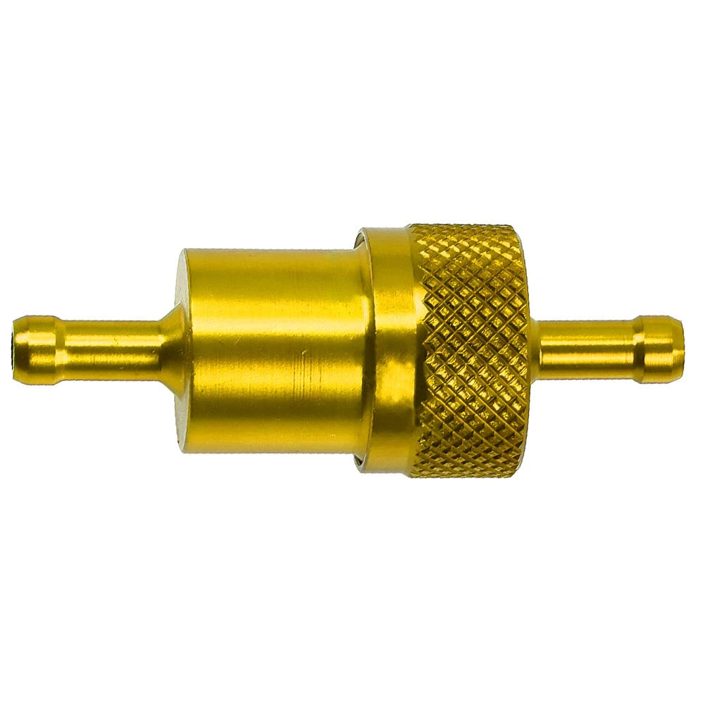 8mm 5/16" Billet Aluminium Inline Gas Fuel Filter for Universal Applications