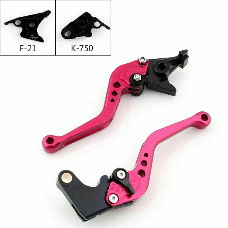 Short Racing Lever Set for Kawasaki Ninja 650R, ER-6F, Z900, Z650, Versys 1000 (2017-2023)