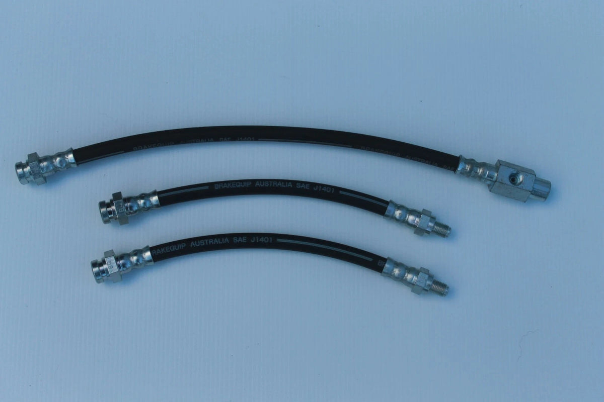 Rear Brake Hose Set (3) for HZ Holden Disc Brake