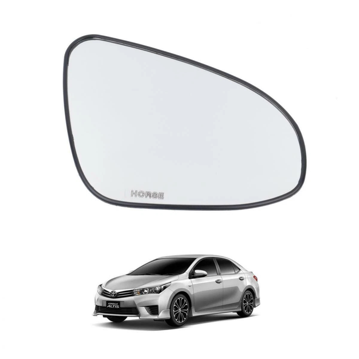 Right Side Mirror Glass Lens Fit Toyota Corolla Altis 4D E170 Sedan 2014-18 New