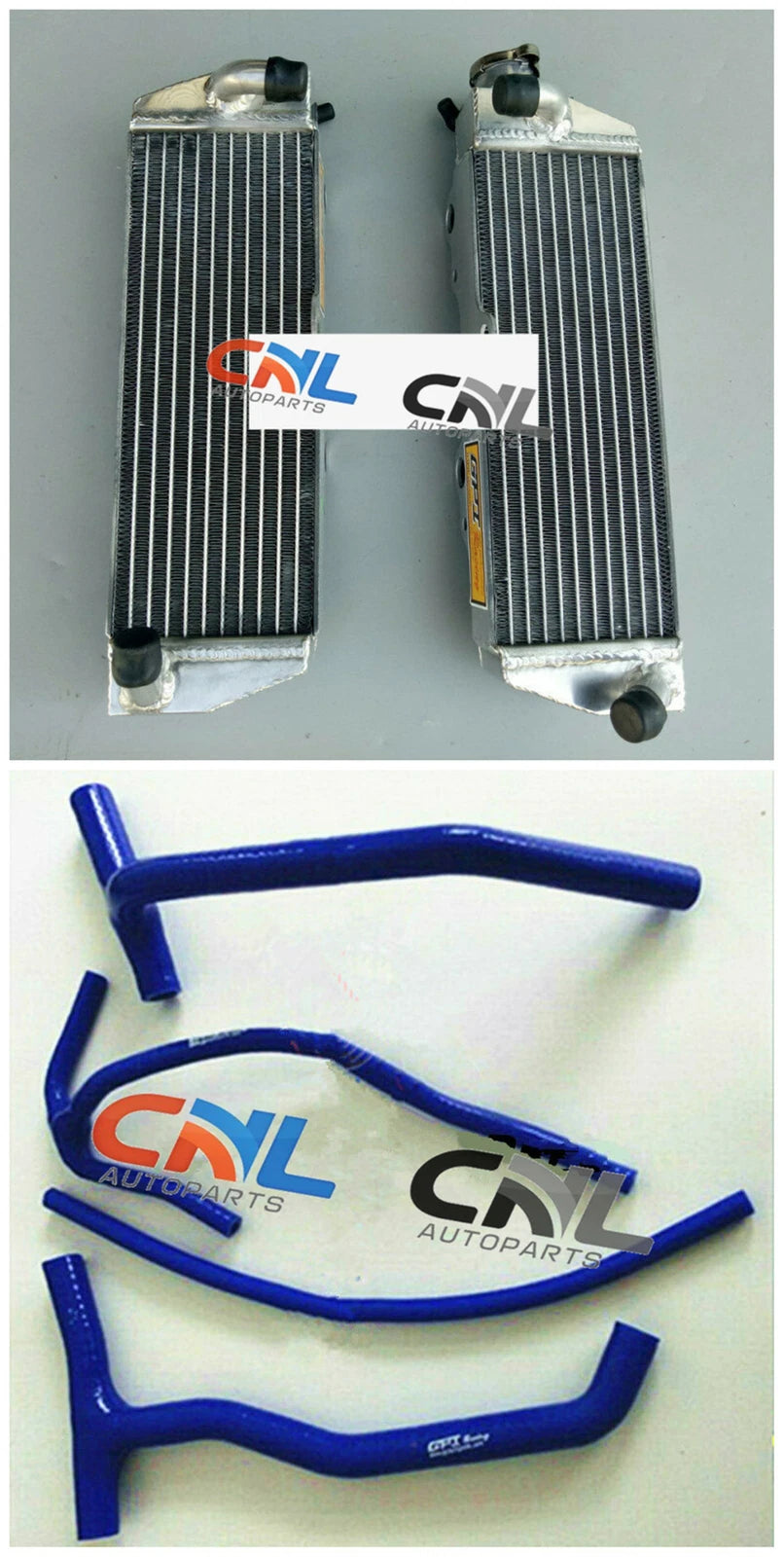 Aluminum Radiator for HUSQVARNA TE570 (2001-2003) with Blue Hose