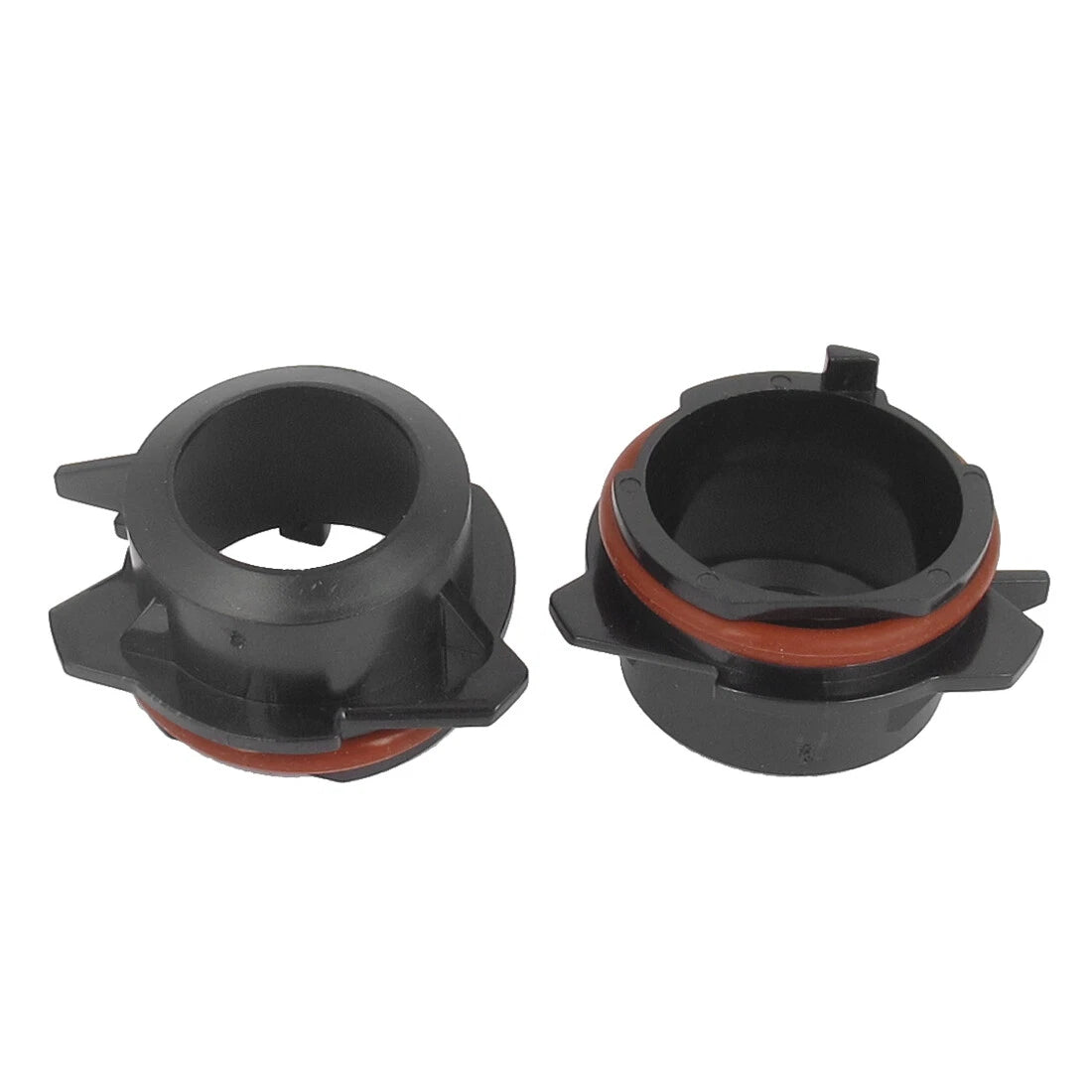 2 x Black H7 HID Xenon Bulb Adapter Holders for BMW 550i E39 (2008)