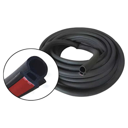 16.4Ft Rubber Edge Trim Seal Strip Gasket for Car Door, Boat, RV, Truck