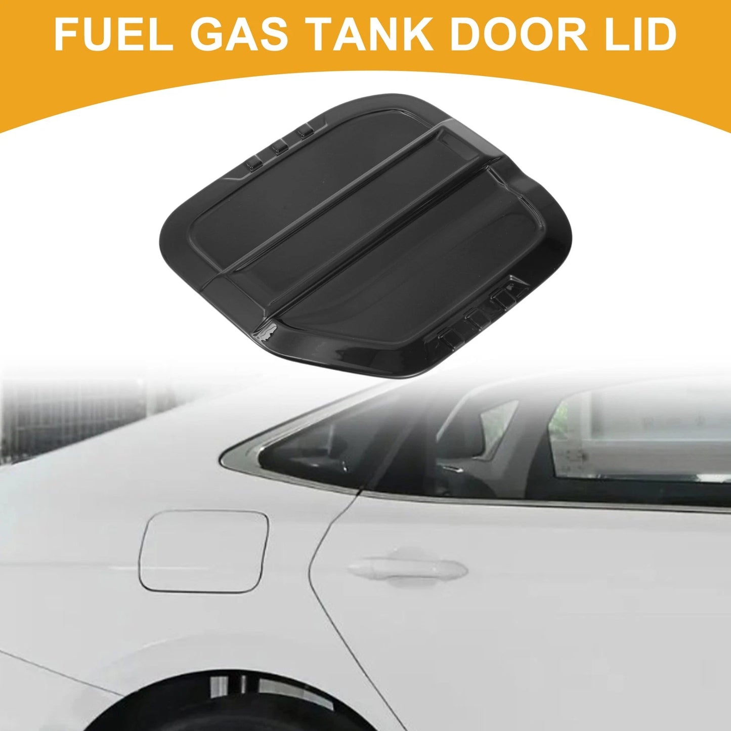 Fuel Tank Door Cap for Ford Bronco 2023-2025 Fuel Filler Flap Cover Black