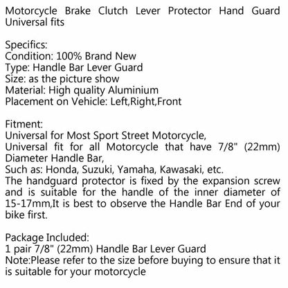 22mm Brake Clutch Levers for Honda CBR