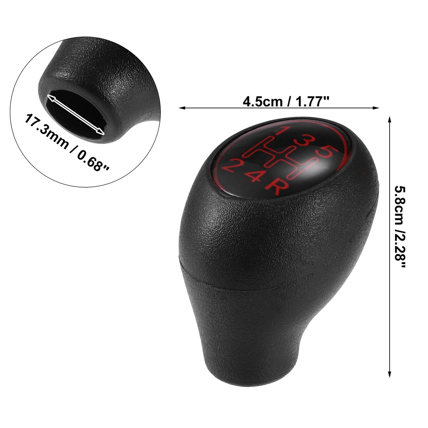 5 Speed Gear Shift Knob for Peugeot 205 GTI CTI Dturbo (1983-1998)