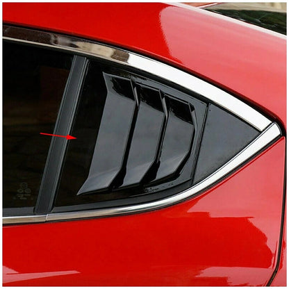 Rear Window Louvers Scoop Covers for Mazda 3 Axela (2014-2018)