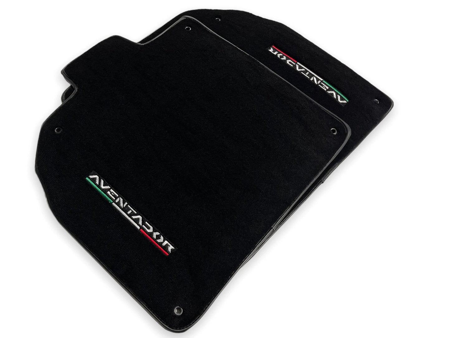 Black Carpet Floor Mats for Lamborghini Aventador (2012-2022)