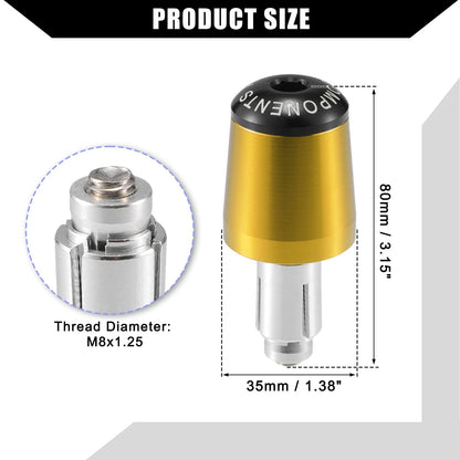 Motorcycle Handlebar End Plugs 7/8" for Honda Gold Wing