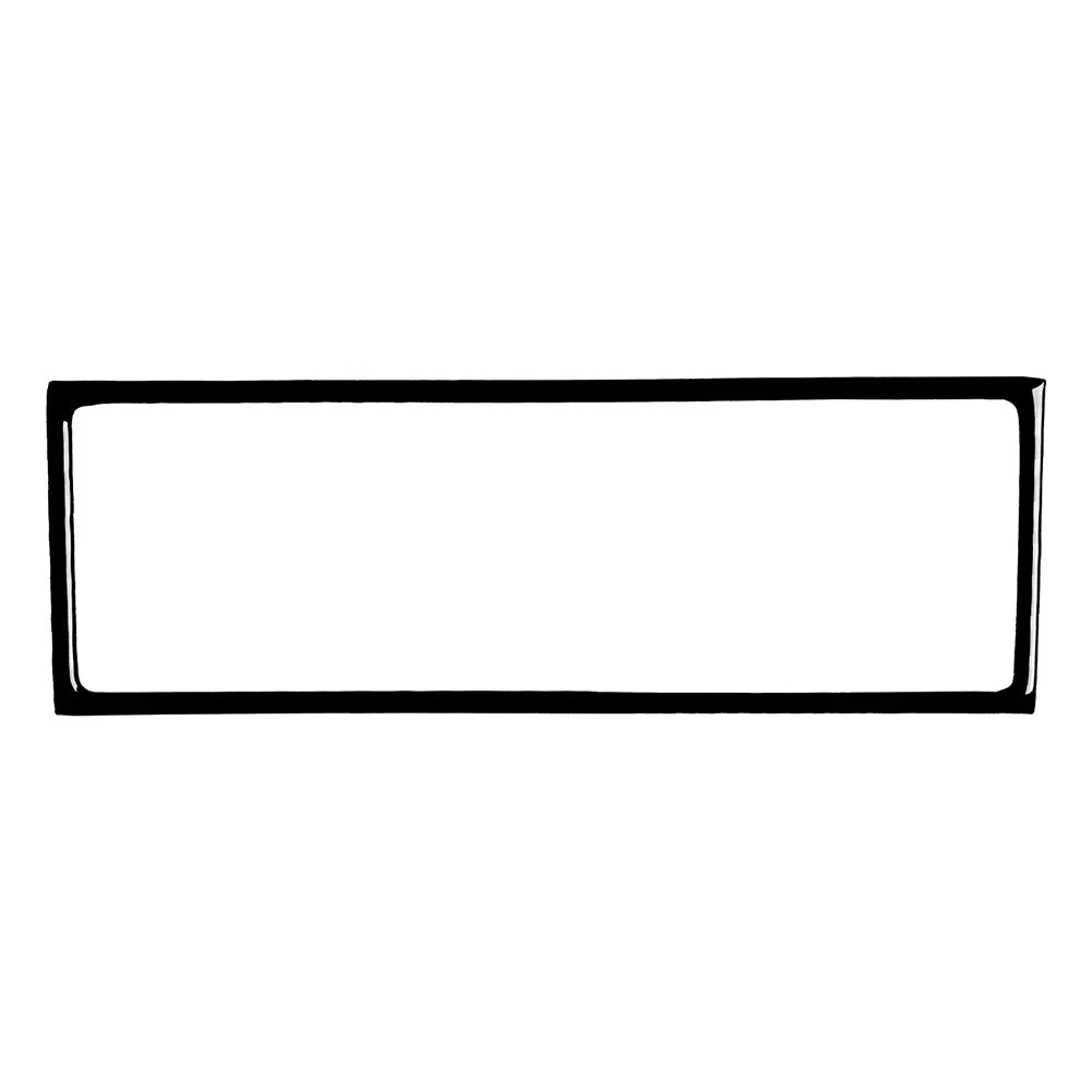 Black Center Console Storage Box Cover Trim for BMW 3 Series (1991-1999)
