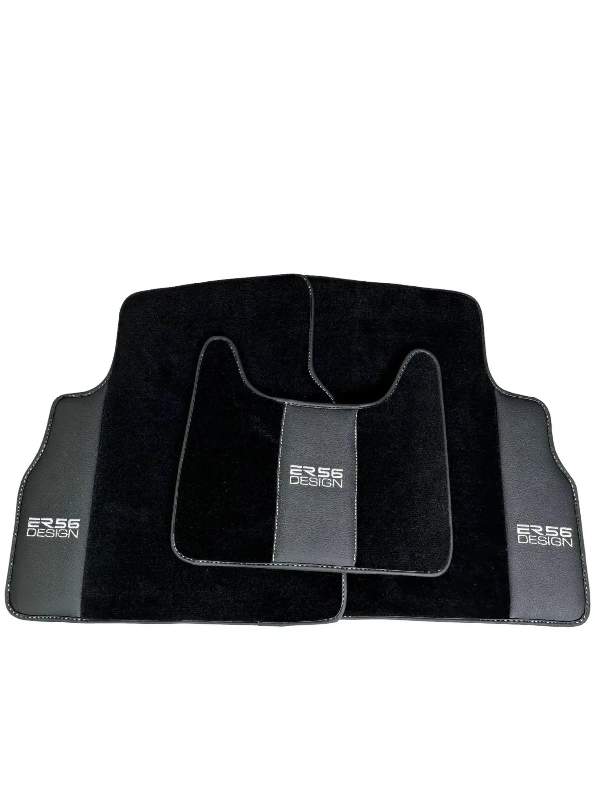 Black Floor Mats for Mercedes-Benz G Class W461 (1979-2008) with Leather