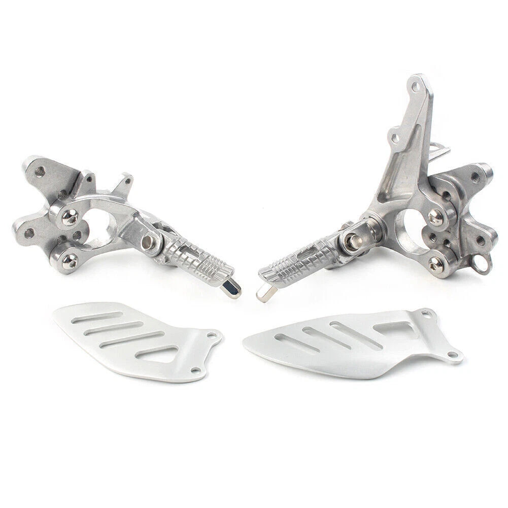 Rider Front Footpegs for Suzuki GSXR 1000 (2009-2011) - 2 x Footrests Brackets