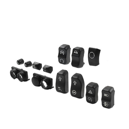 Hand Control Switch Housing Button Cover for Harley Touring FLHTC FLHX (14-23)