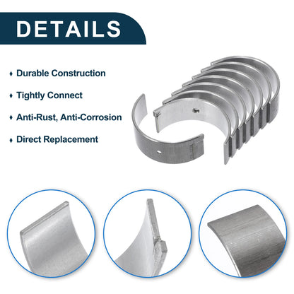 Connecting Rod Bearing Set for Nissan 200SX  - 8 Pcs