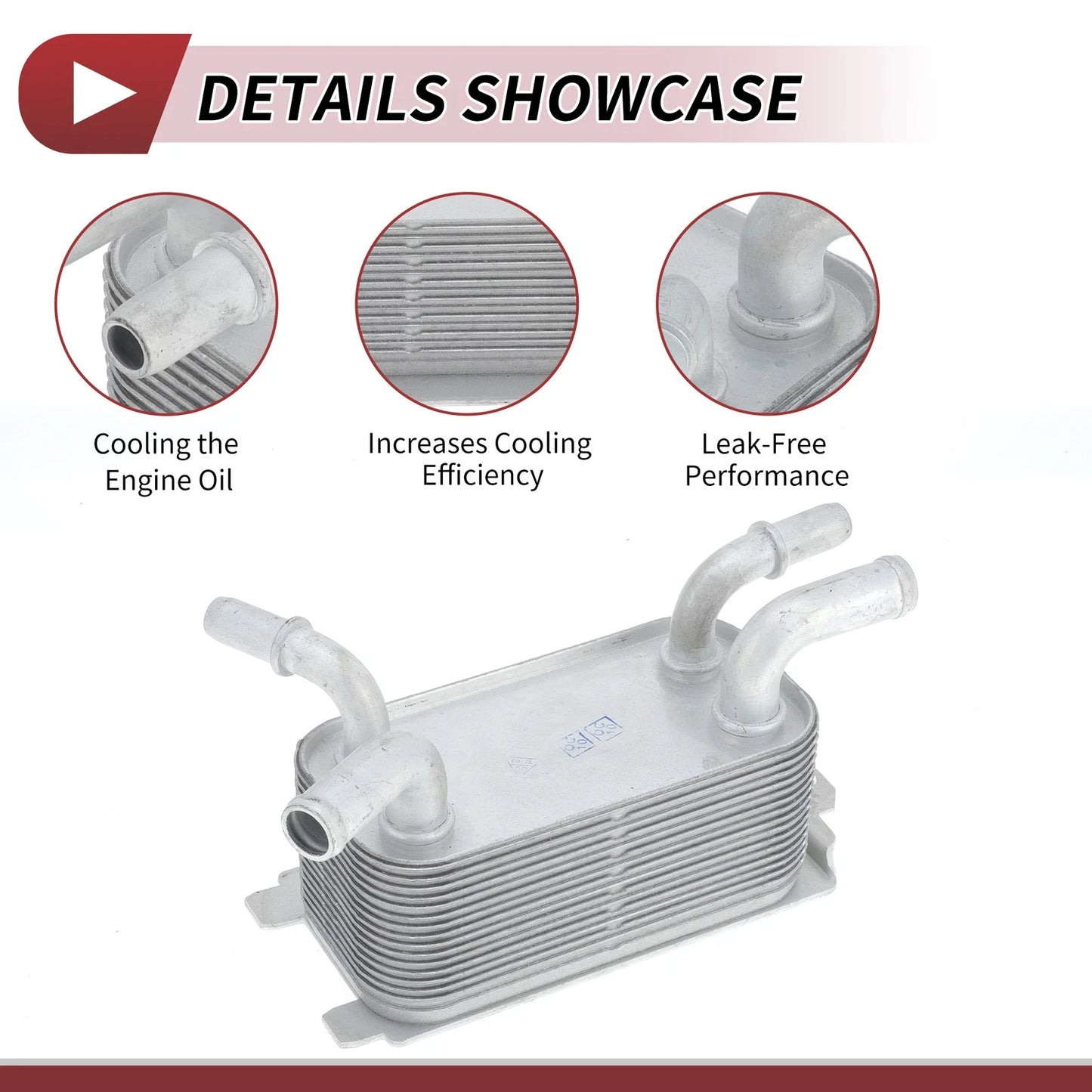 Engine Oil Cooler for Volvo C30 (2004-2013) 1 x Trans Cooler