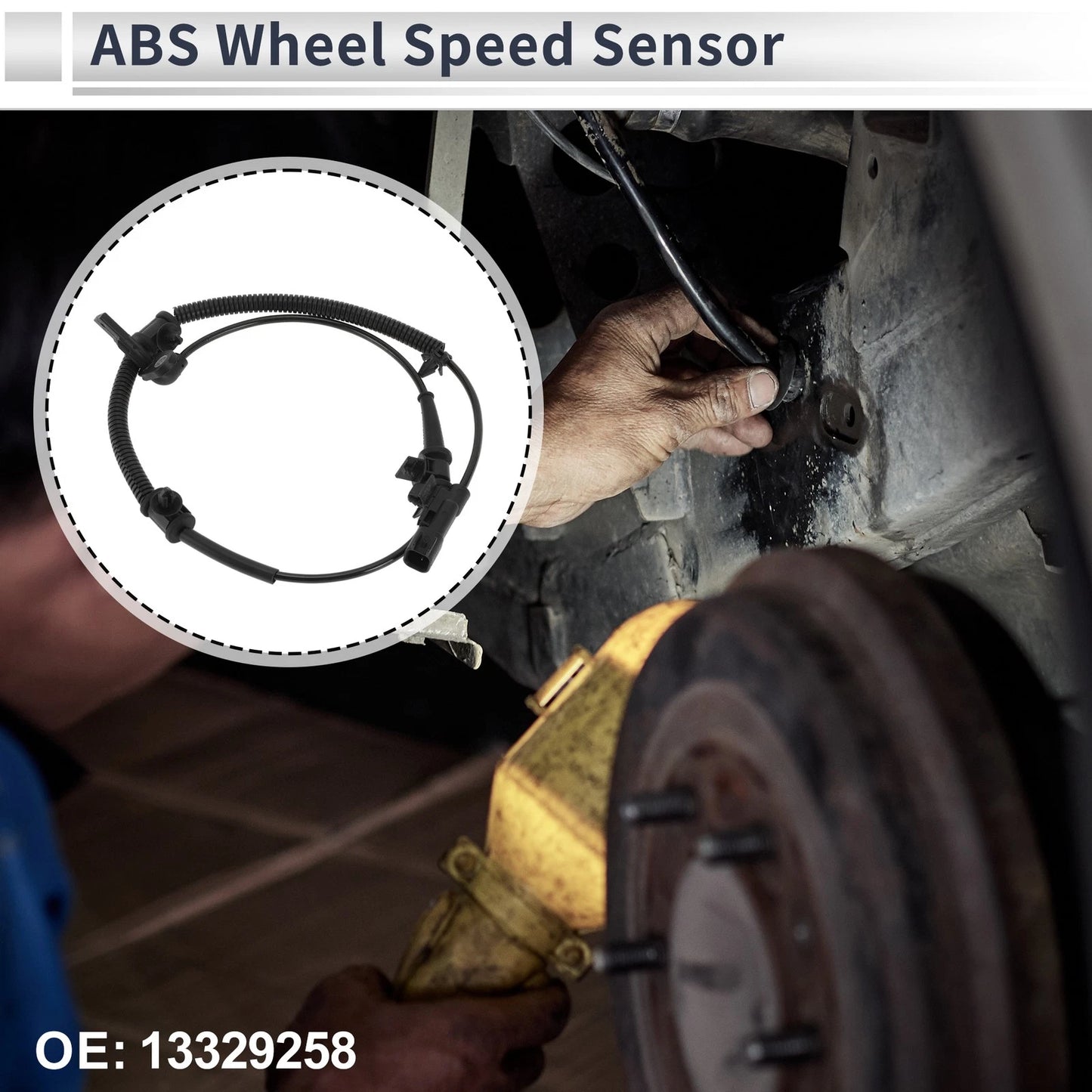 ABS Wheel Speed Sensor 1 Pc Front Left/Right for Chevrolet Cruze (2011–2016)