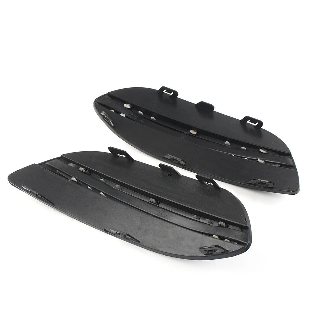 Fog Light Covers for Mercedes Benz C Class W205 C300 (2015-2018) Black