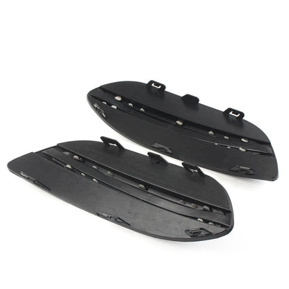Fog Light Covers for Mercedes Benz C Class W205 C300 (2015-2018) Black
