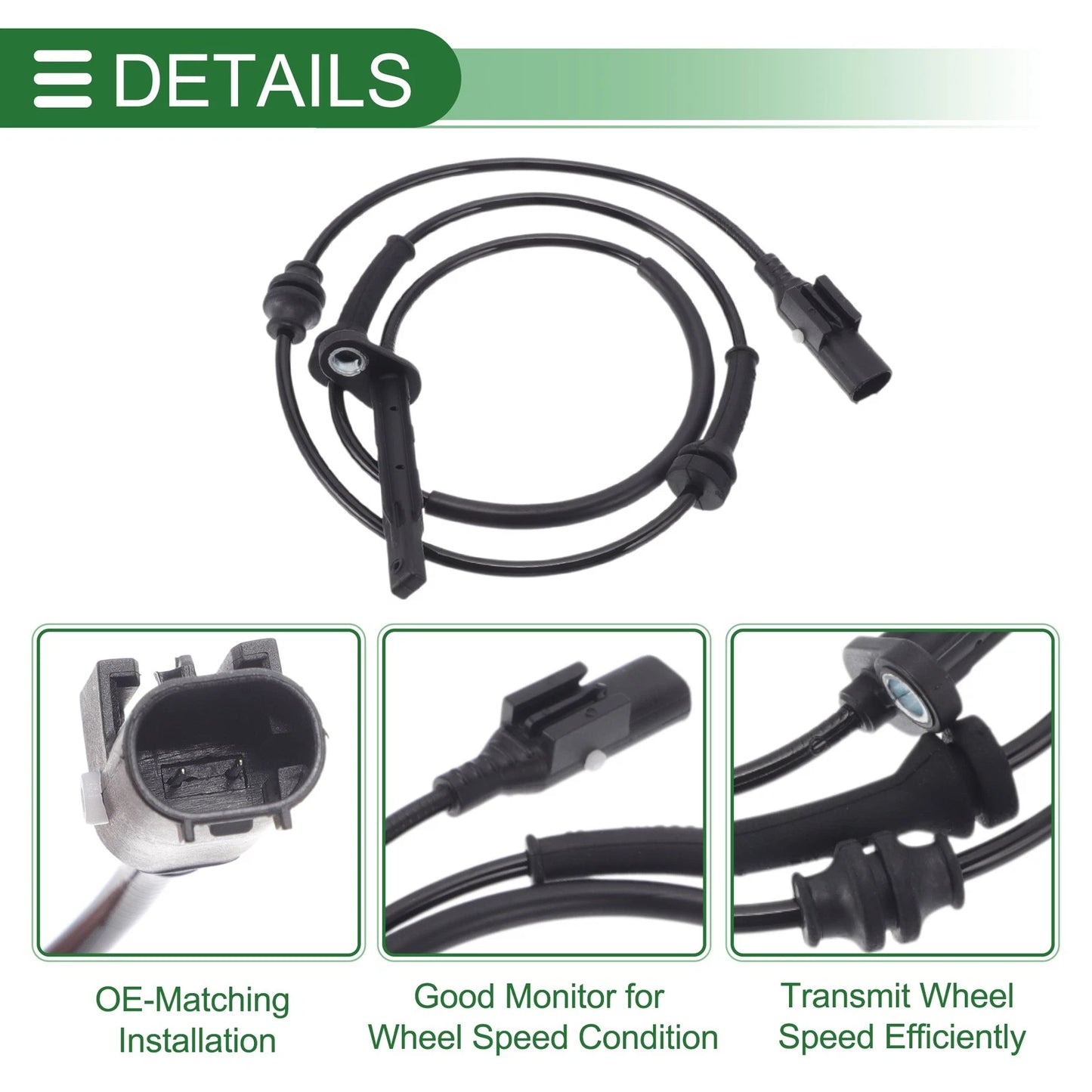 ABS Wheel Speed Sensor for Jeep Compass (2017-2022) 1 Pc