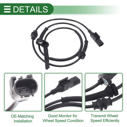 ABS Wheel Speed Sensor for Jeep Compass (2017-2022) 1 Pc