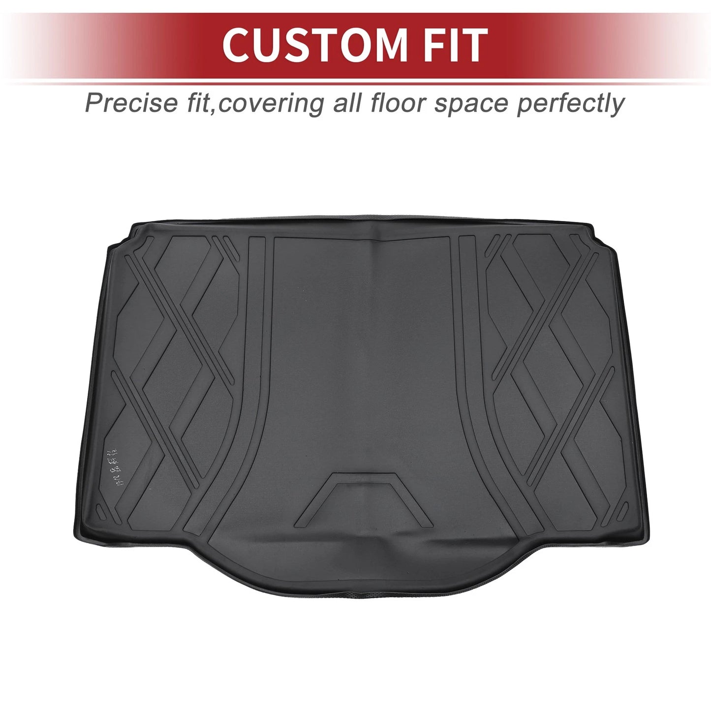 Cargo Liner Rear Trunk Mat for Chevy Trax (2014-2022) Diamond Pattern