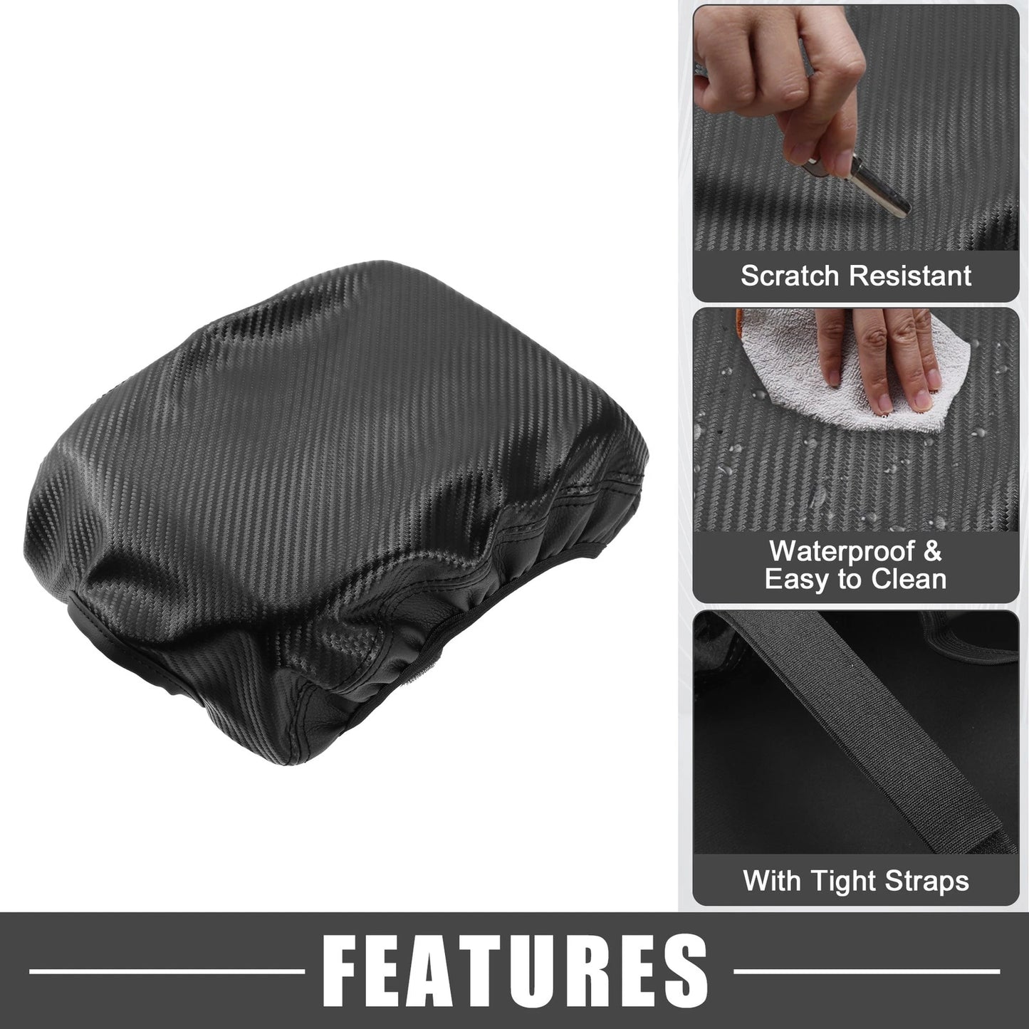 Car Center Console Armrest Box Cover for Ford F150 (2015-2023)
