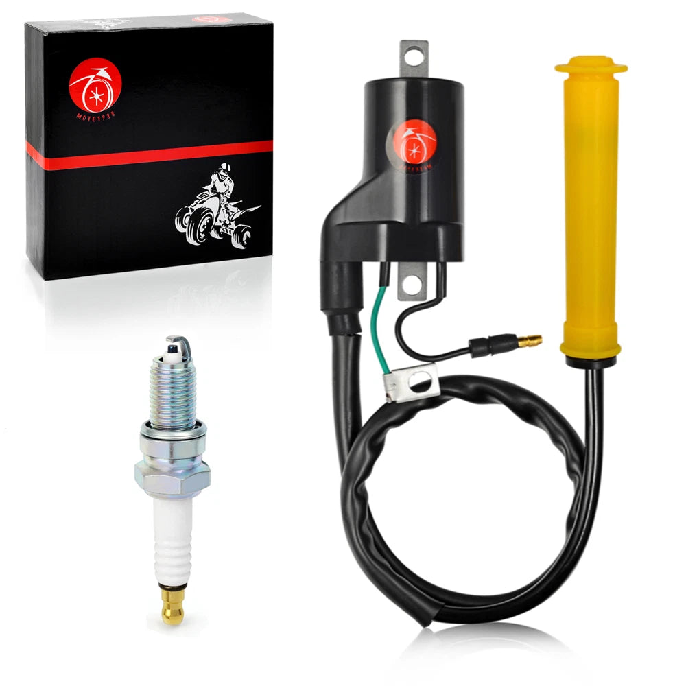 2 x Ignition Coil Pack & Spark Plug for Honda XR400R XR400 XR 400R (1996–2004)