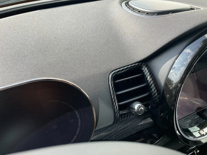 Front Side Air Vent Cover Trim for Mini Clubman F54 2016-2022 - 4 x Carbon Fiber