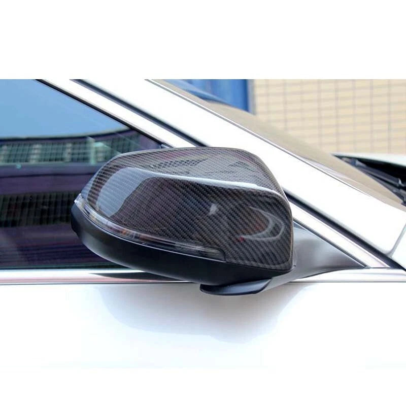Real Carbon Fiber Side Mirror Cover Caps For BMW 2013-2015 7 Series F01 F02