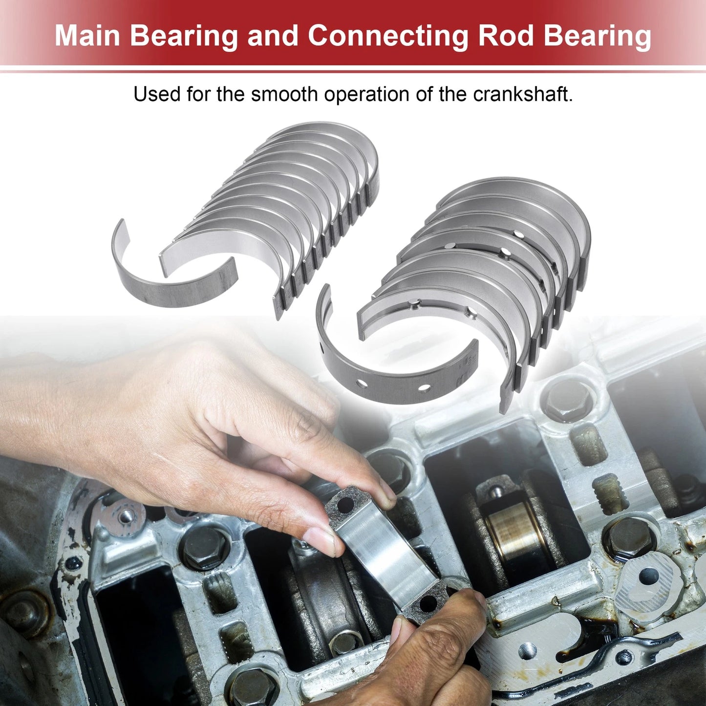 Main & Connecting Rod Bearings for Toyota Highlander (2001-2023)