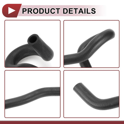 Heater Hose for Honda Accord 2.3L (1998-2002) Rubber Black 1 x