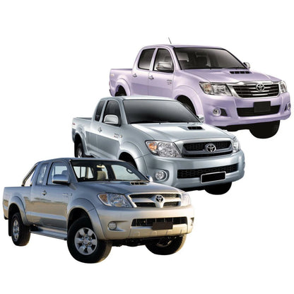 Splash Guard Mud Flap Rubber Set 4 F+R Fits Toyota Hilux Vigo 2WD Truck 2005-15