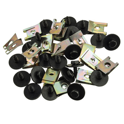40x Car Body Panel Fender Fastener Kit for BMW (Various Years)