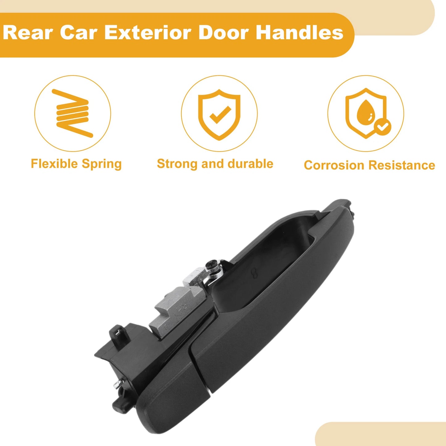Rear Left Right Car Exterior Door Handle for Ford Focus (2000-2018)