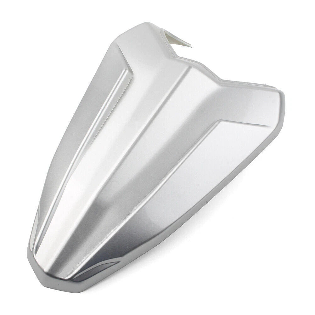 Silver Rear Pillion Seat Cover for Yamaha YZF R15 (2017-2021)