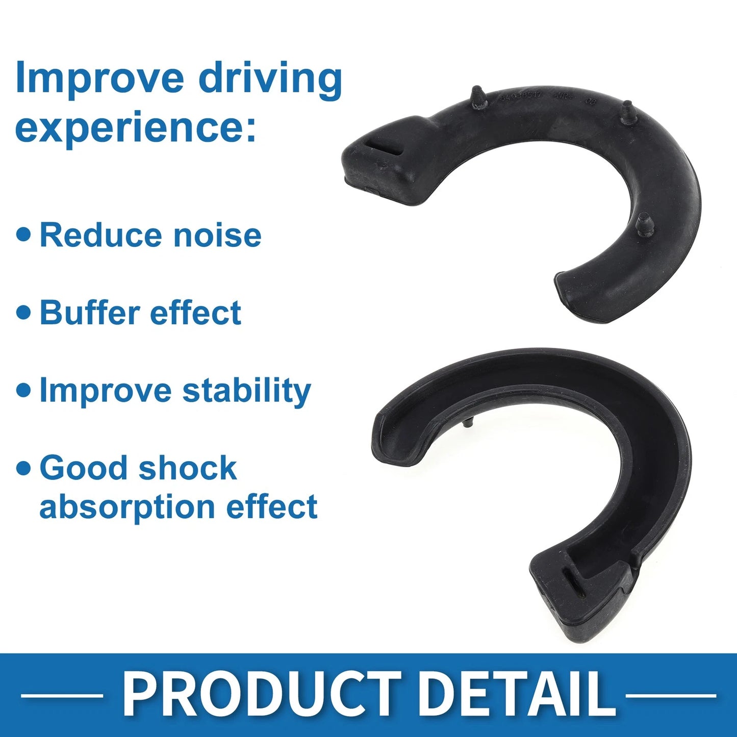 Lower Coil Spring Insulators Rubber 1 Pc for Cadillac CT5 (2020 - 2024)
