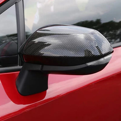 Carbon Fiber Side Door Rearview Mirror Cover Trim for Toyota Corolla (2019-2023)