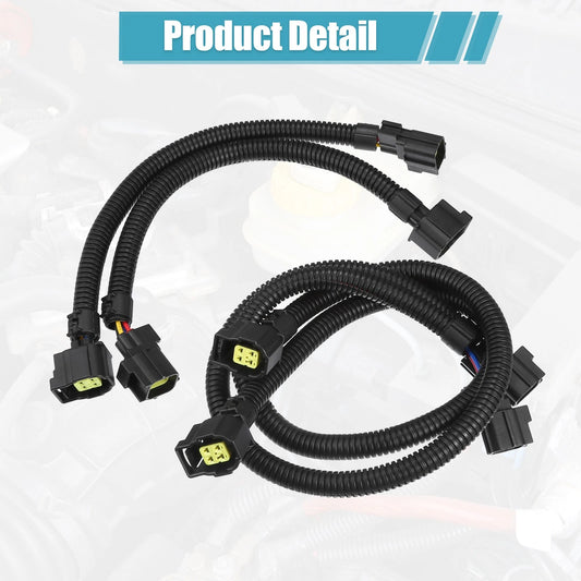 12" & 24" Oxygen Sensor Extension Harness 2Pcs for Jeep Wrangler (2001-2019)