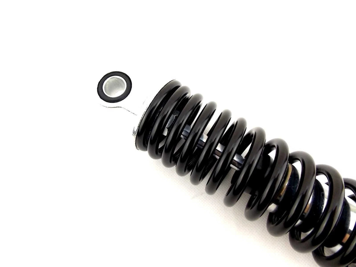 350mm JBS Black/Chrome Rear Shock Absorbers for Kawasaki KE125 (1982-1987)