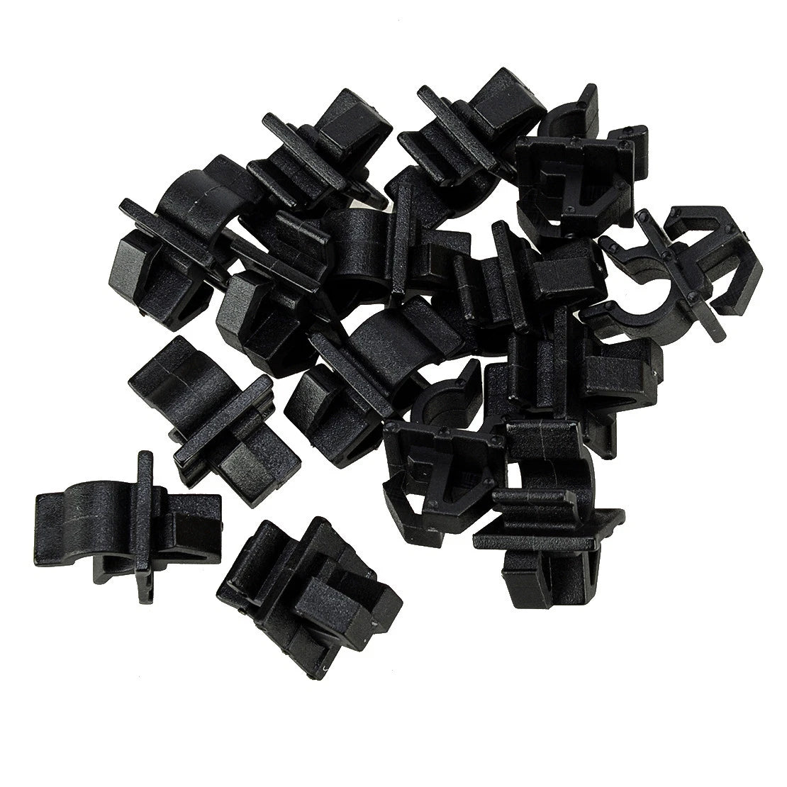 15Pcs Black Hood Prop Support Clamp for Suzuki Car
