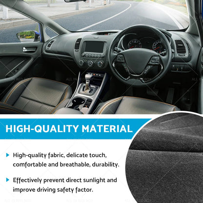 Dashboard Cover Mat for Kia Cerato (2013-2018) Non-Slip